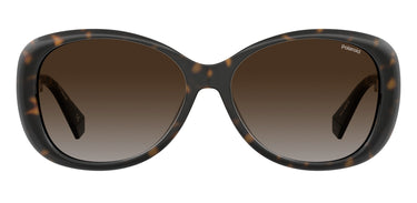 Women Polaroid Sunglasses: PLD 4097/S - Havana - SpecSMART Eye Clinic (Front View)